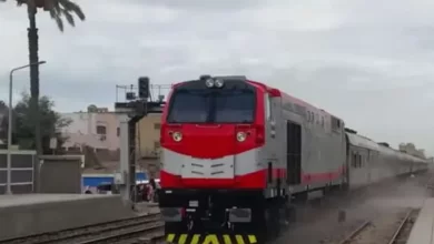 أحد قطارات السكة الحديد