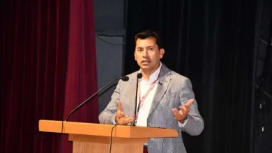 د.أشرف صبحي  وزير الشباب والرياضة  خلال الملتقى