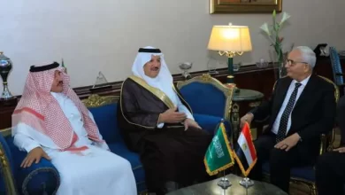 وزير التربية والتعليم خلال استقبال السفير السعودي: مستعدون لتبادل الخبرات
