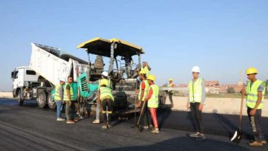 النقل: الانتهاء من كوبري مزلقان العصلوجي بمشروع طريق الزقازيق - السنبلاوين