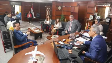 جانب من اجتماع وزير القوى العاملة مع مسؤولي استراتيجية التشغيل