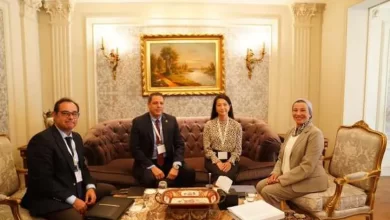 جانب من لقاءات وزيرة البيئة