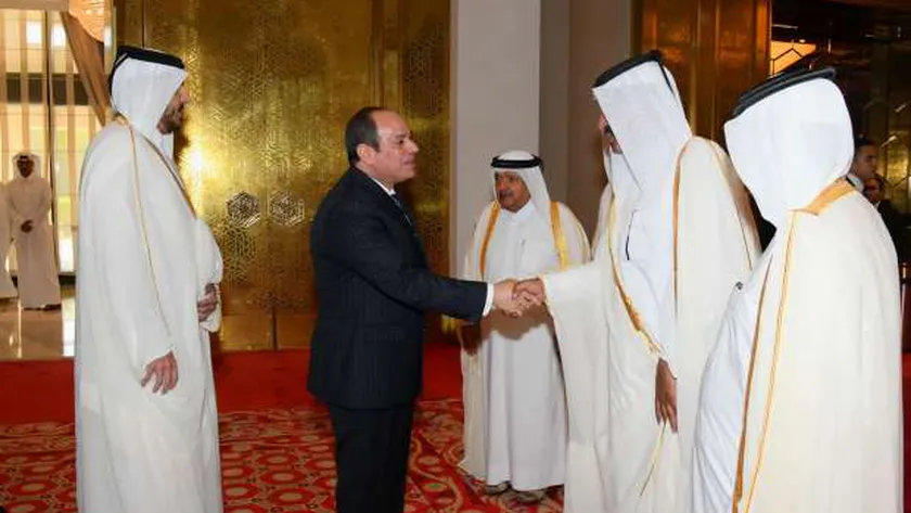 زيارة الرئيس عبدالفتاح السيسي إلى قطر