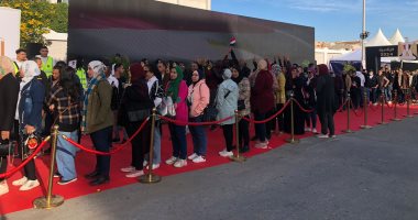 إقبال الناخبين على لجان التجمع الخامس.. والسيدات والشباب فى الصدارة.. صور