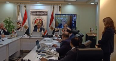غرفة عمليات الهيئة الوطنية تتواصل مع رؤساء اللجان العامة بالفيديو