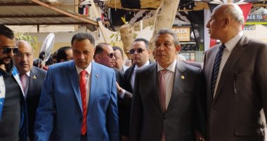 حازم عمر يصل الشرقية للمرور على لجان الانتخابات الرئاسية.. صور