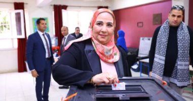 وزيرة التضامن: مشاركة الناخبين تعكس حرصهم على حماية الوطن داخليا وخارجيا