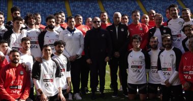 الرئيس السيسى يتفقد تدريبات المنتخب باستاد المدينة الأولمبية بالعاصمة الإدارية