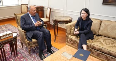 مبنى الخارجية بالعاصمة الإدارية يستضيف أول مؤتمر صحفى بين شكرى ونظيرته الألمانية