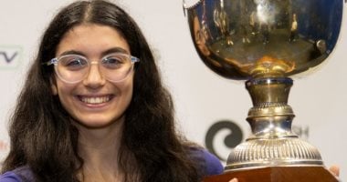 أمينة عرفي بطلة العالم لناشئات الاسكواش: حلمي تحقيق ميدالية أولمبية لمصر.. فيديو