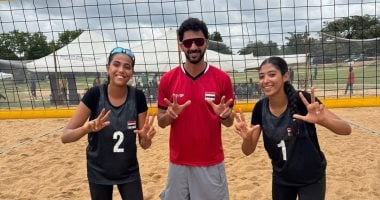 ناشئات الطائرة الشاطئية إلى ربع النهائي بطولة أفريقيا المؤهلة إلي بطولة العالم