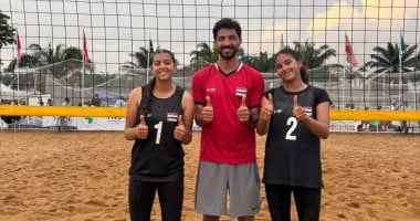 ناشئات الطائرة الشاطئية إلى ربع نهائى بطولة أفريقيا
