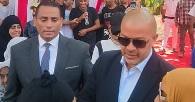 أحمد دياب يدلى بصوته فى انتخابات مجلس الشيوخ