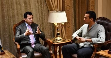 وزير الرياضة يلتقي البطل الأولمبي أحمد الجندي ويبحث استعداداته للمرحلة المقبلة