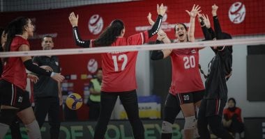 منتخب شابات الطائرة فى مواجهة الجزائر ببطولة العالم بإندونيسيا