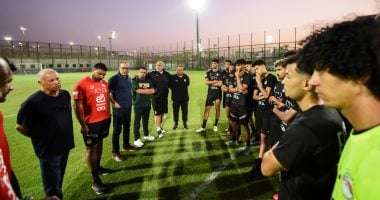 أبو ريدة يتابع تدريبات منتخبى 2007 و2005 ويحفز الشباب قبل المونديال