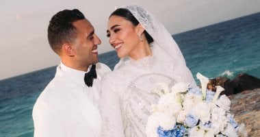 زفاف أحمد الجندي.. أغسطس شهر السعادة لبطل الأولمبياد (صور)