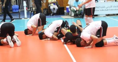 فوز ناشئي الطائرة على لبنان فى البطولة العربية