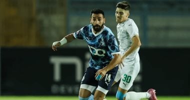 مودرن سبورت يتقدم على بيراميدز 1 - 0 بعد مرور 30 دقيقة