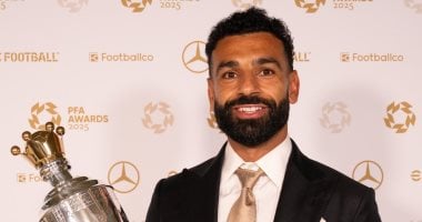المقاولون يهنئ محمد صلاح بعد فوزه بجائزة أفضل لاعب فى الدوري الإنجليزي