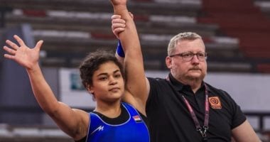 مودة بدوى تنافس على البرونزية ببطولة العالم للمصارعة