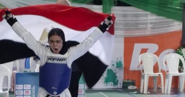 لى لى عبداللطيف تتوج بذهبية أفريقيا لوزن 47 كجم في التايكوندو بنيجيريا