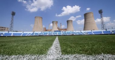 ملعب غزل المحلة جاهز لاستقبال مباراة الأهلي.. صور