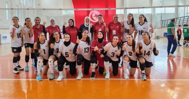 فوز ناشئات مصر للكرة الطائرة على الجزائر فى بطولة أفريقيا