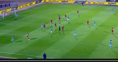 مودرن سبورت يحافظ على تقدمه 1-0 أمام بيراميدز فى الشوط الأول بالدورى