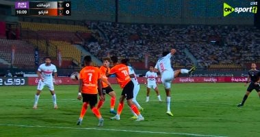 شوط أول سلبي بين الزمالك وفاركو بالدوري