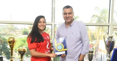 الأهلى يوجّه الشكر لـ مريم ثروت لاعبة سيدات الطائرة