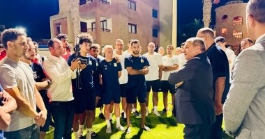 محافظ بورسعيد يحضر جانبا من مران المصري مساء اليوم