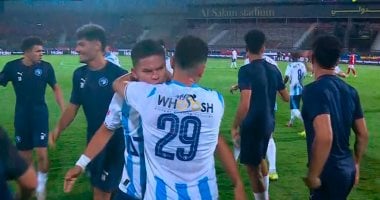 وليد الكرتى يسجل هدف تقدم بيراميدز على الأهلى فى الدقيقة 5