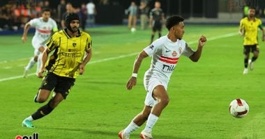 طرد بهنسى لاعب وادى دجلة فى مباراة الزمالك.. والأبيض يتأخر 2-1