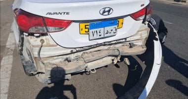 تعرض طاقم حكام مباراة مودرن سبورت وحرس الحدود لحادث سيارة.. صورة