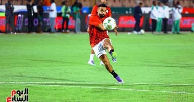 منتخب مصر يتقدم على إثيوبيا بهدفىّ محمد صلاح ومرموش فى الشوط الأول
