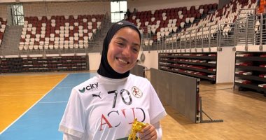 رقية ياسر أفضل لاعبة في مباراة مصر والكونغو في بطولة أفريقيا بالجزائر