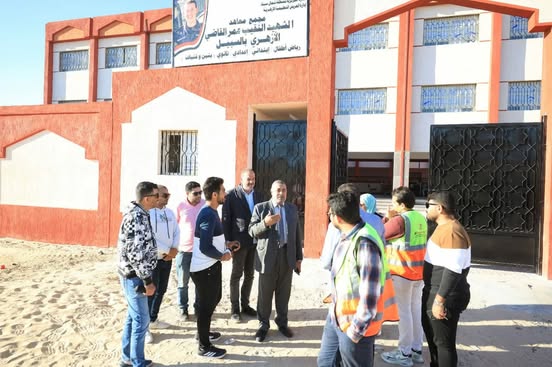 صرح تعليمي جديد بسيناء الأزهر يتسلم مجمع الشهيد عمر القاضي رسميًا 